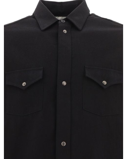 One Of These Days Black "western" Shirt for men