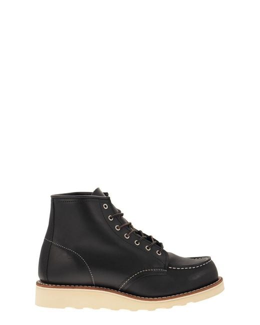 Red Wing Black Classic Moc