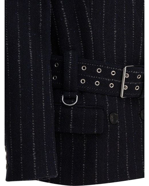 Isabel Marant Blue "fyma" Short Coat
