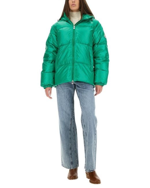 Pyrenex Green Down Jacket "sten" Unisex