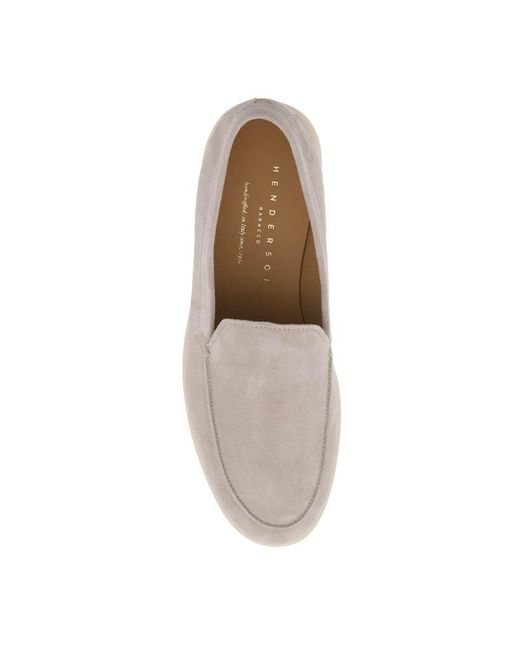 Henderson Natural Henderson Suede Loafers for men