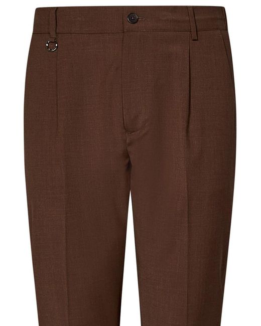 GOLDEN CRAFT Brown Max Trousers for men