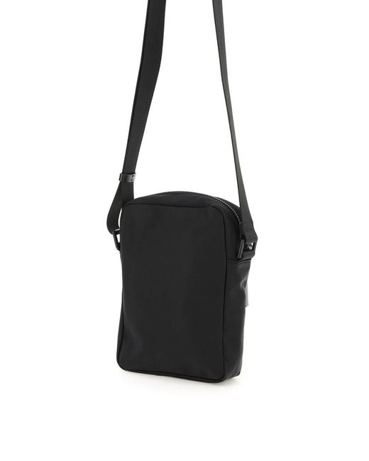 DSquared² Black Nylon Icon Crossbody Bag for men