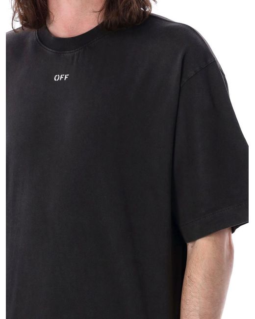 Off-White c/o Virgil Abloh Black Off- Bw Matthew Skate S/S T-Shirt for men