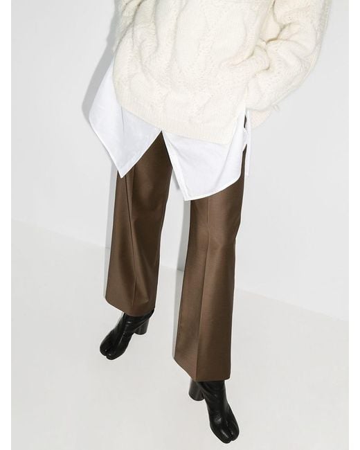 Maison Margiela Black Tabi Leather Ankle Boots