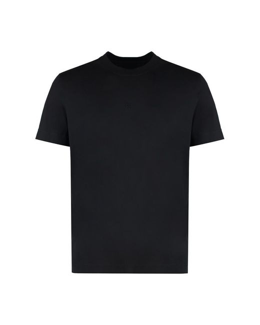 Givenchy Black Cotton Crew-neck T-shirt for men