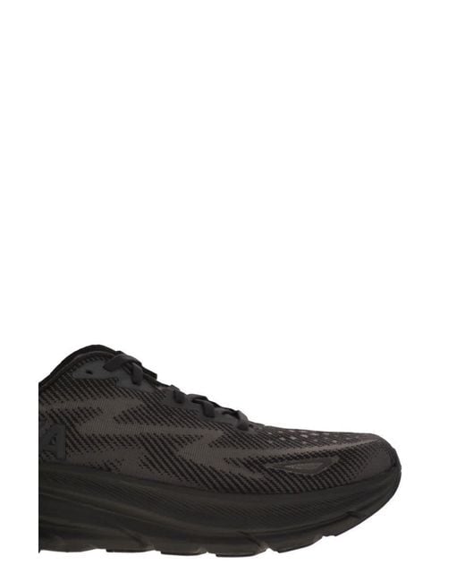 Hoka One One Black Clifton 9 for men