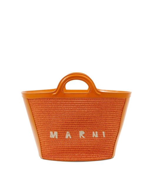 Marni Orange "Tropicalia" Handbag