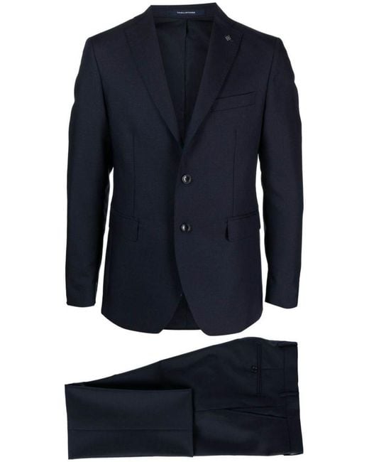 Tagliatore Blue Suit Clothing for men