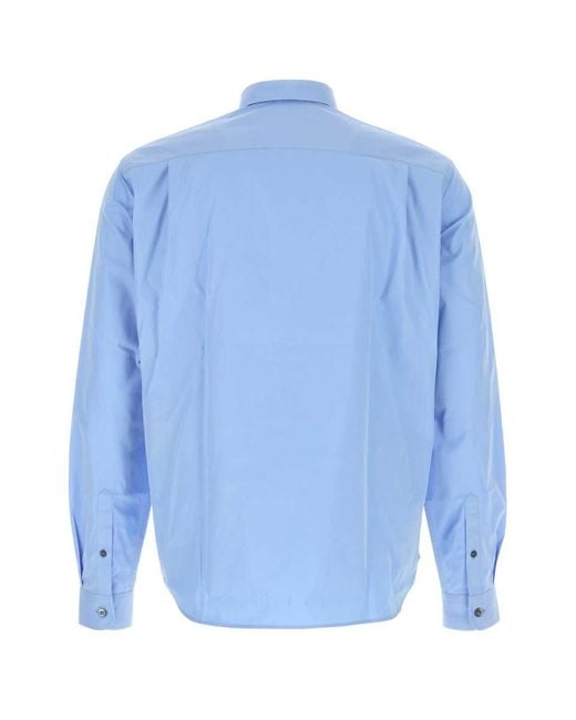 Prada Blue Casual Shirts for men