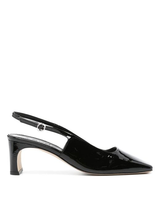 Aeyde Eliza Patent Calf Leather Black Shoes