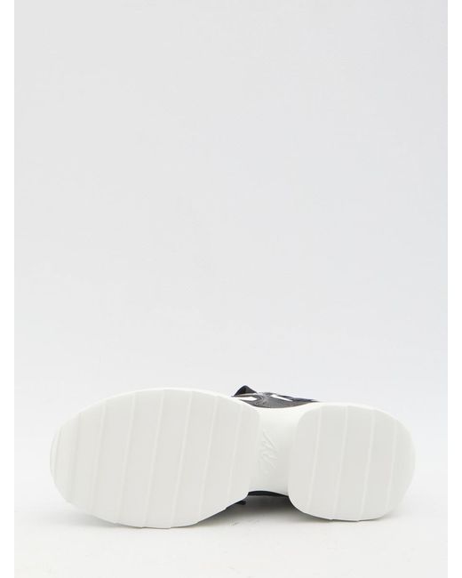 Roger Vivier White Viv' On The Run Sneakers