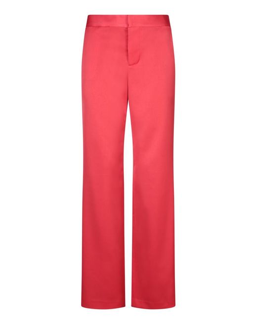 Alice + Olivia Red Trousers