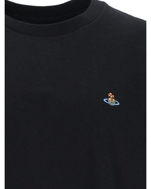 Vivienne Westwood Black T-Shirts And Polos