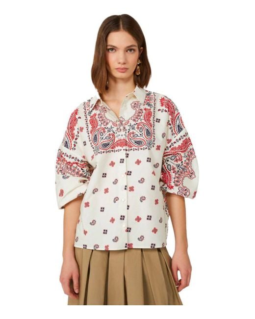 Weekend by Maxmara Pink Adda Ivory Shirt