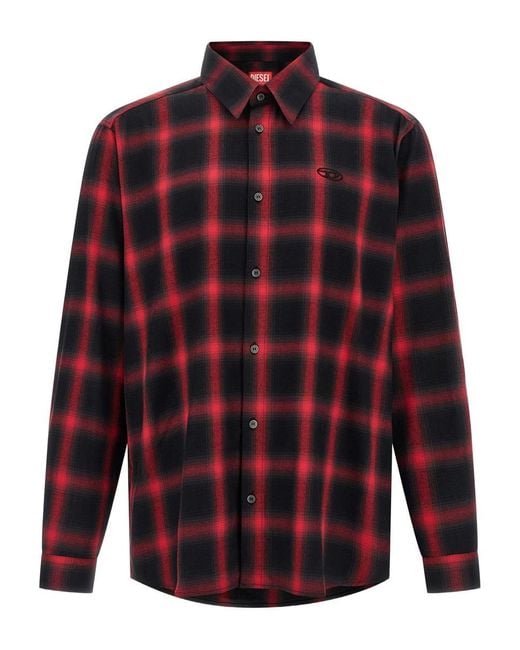 DIESEL Red Shirts for men