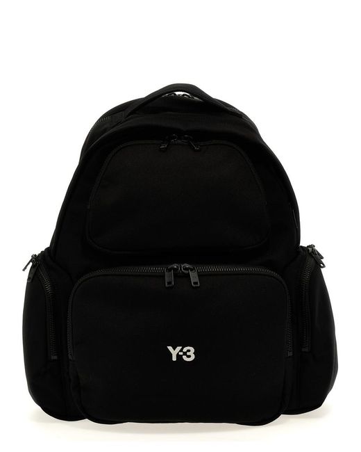 Y-3 Black Utility Backpacks