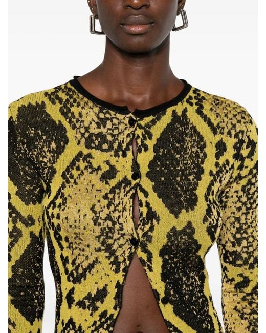 The Attico Metallic Cardigan