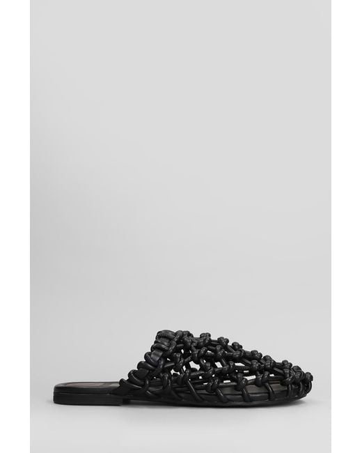Odissã¬ Black Nour Slipper-Mule