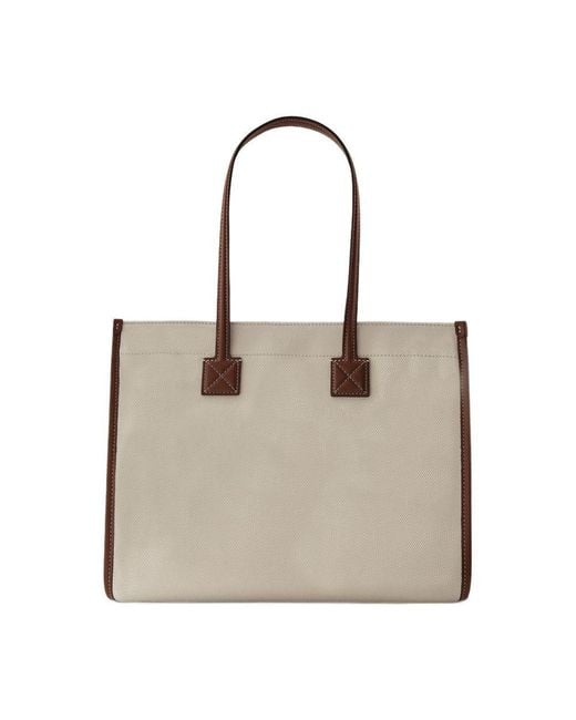 【BURBERRY】LL SM POCKET DTL TOTE LL6◆8044138112818 Burberry Ll Sm Pocket Dtl Ll6 Tote Bag in Natural | Lyst