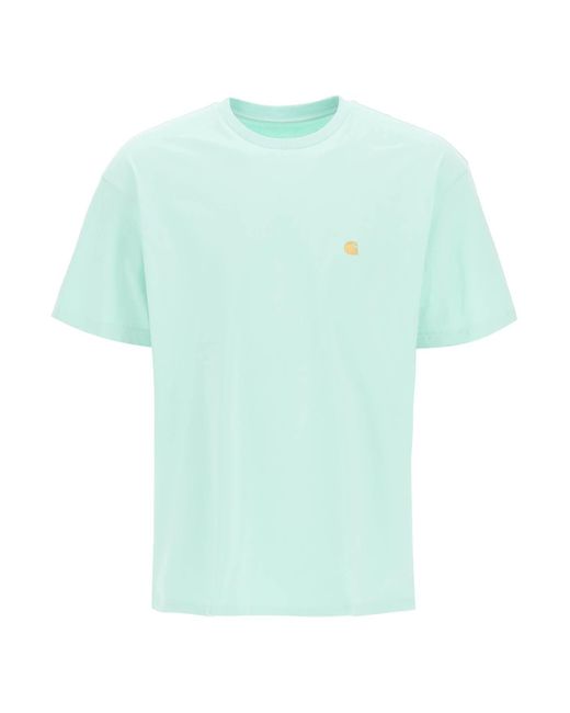 Carhartt WIP Cotton Chase T-shirt in Green for Men | Lyst
