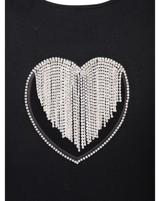 Alice + Olivia Black Allen Tank Top