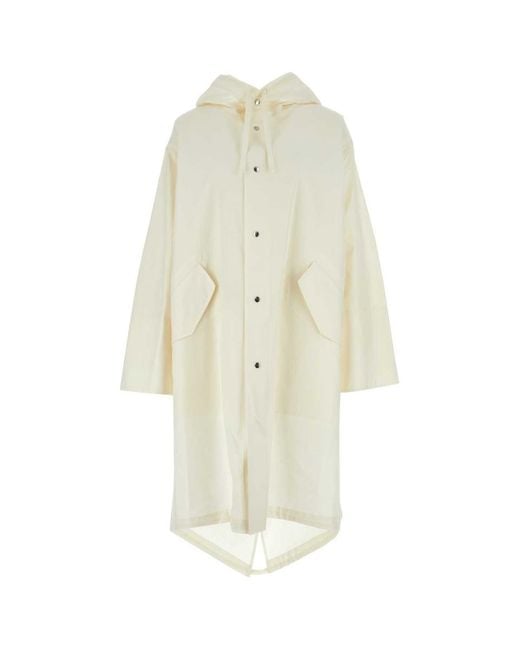 Jil Sander White Coats & Jackets