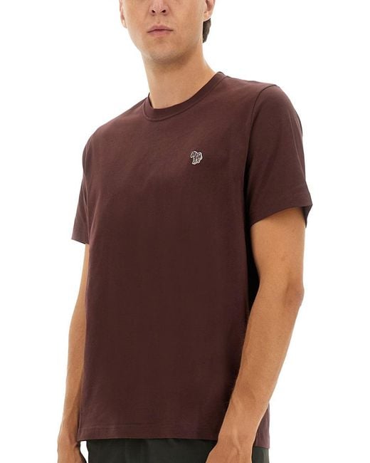 Paul Smith Brown Regular Fit T-Shirt for men