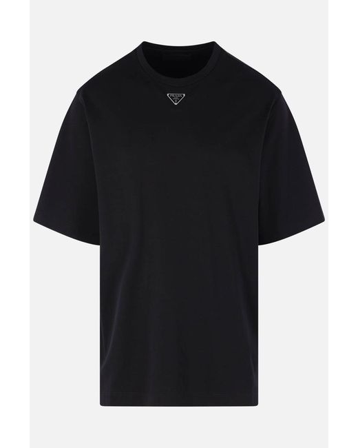 Prada Men's Black T-shirts And Polos