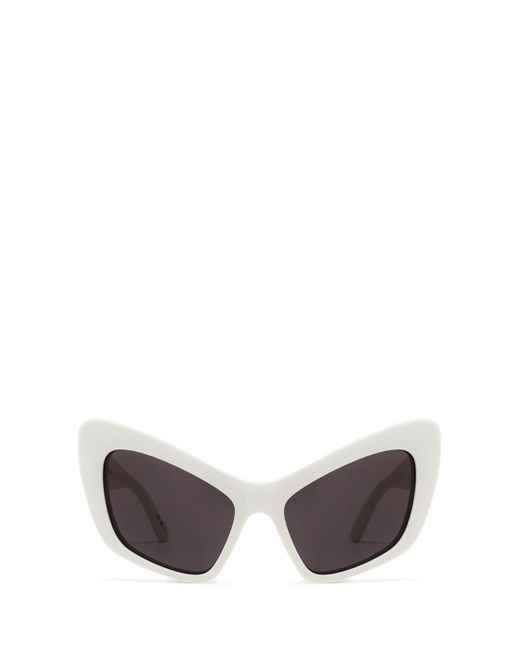 Balenciaga White Sunglasses