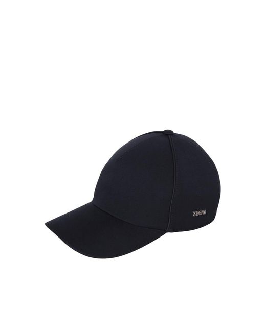 Zegna Blue Hats for men