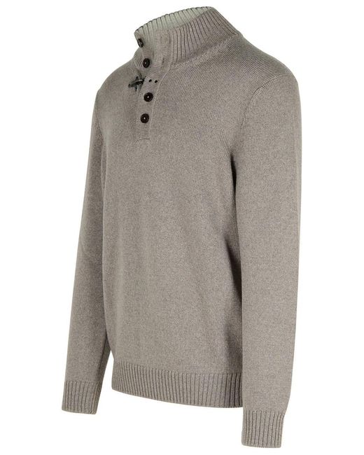 Fay Gray Virgin Wool Turtleneck Sweater for men