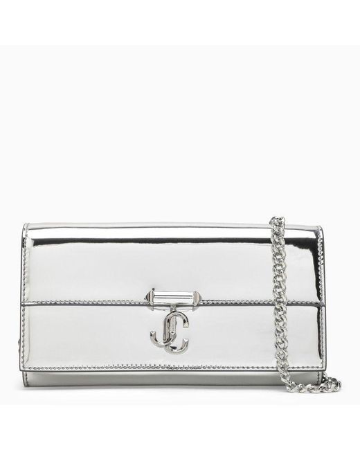 Jimmy Choo Gray Small Leather Goods