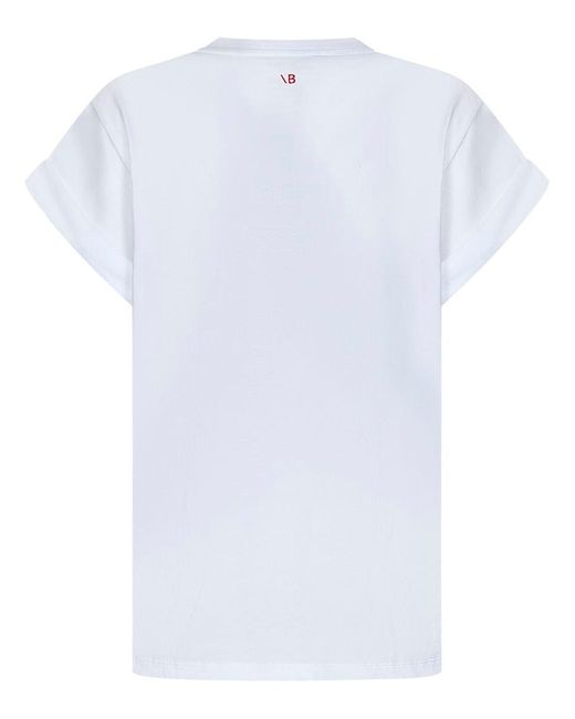Victoria Beckham White T-Shirt