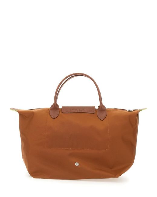 Longchamp Brown Le Pliage Medium Bag