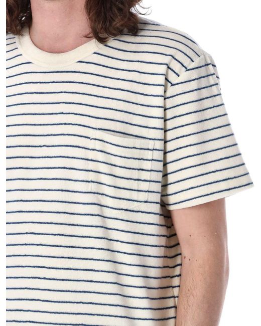 Howlin' By Morrison White Striped T-Shirt for men