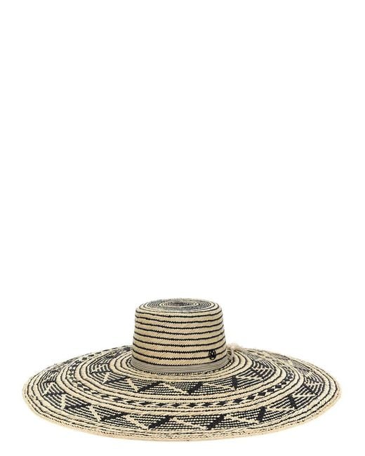 Maison Michel Multicolor 'Gina' Hat