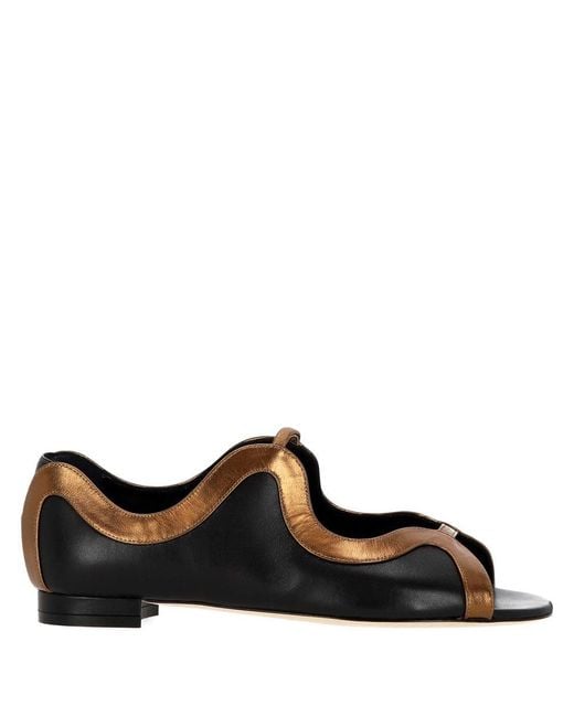 Manolo Blahnik Black Sandals