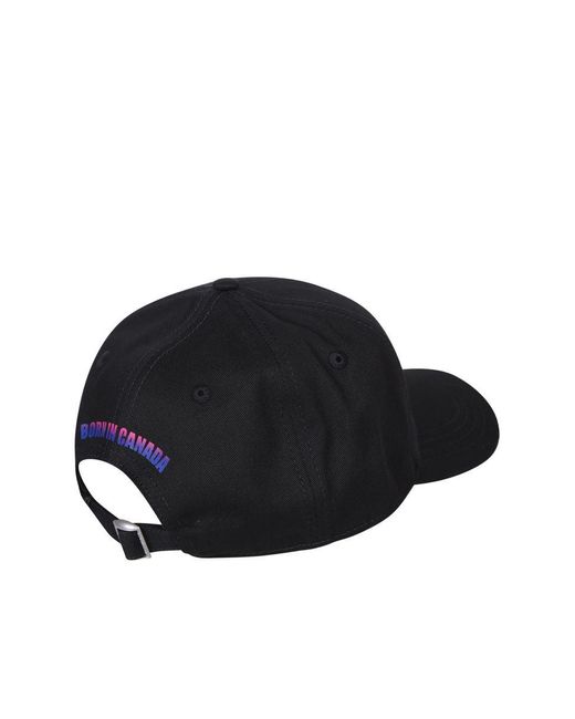 DSquared² Black Dsquared Hats for men