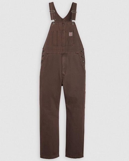 Levi's Brown Rt Overall Crackin Bracken Overall for men