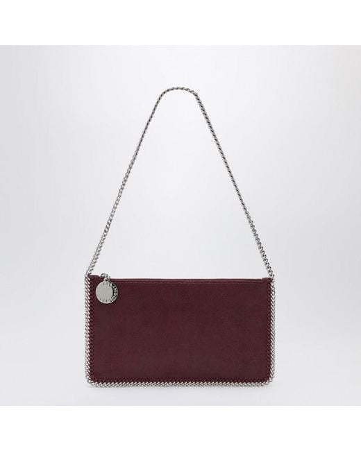 Stella McCartney Falabella Plum Coloured Clutched Shoulder Bag