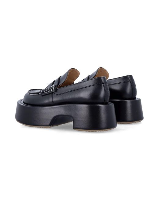 J.W. Anderson Blue Platform Moccasins