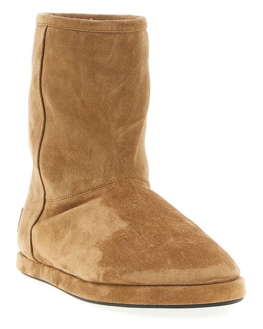 Balenciaga Brown 'Alaska Soft' Ankle Boots for men