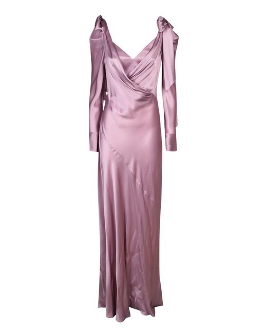 Alberta Ferretti Purple Dresses