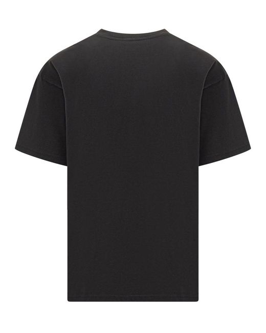 Givenchy Black T-Shirt Logo Patch for men