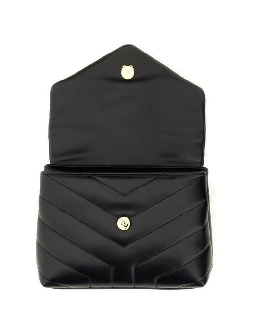 Saint Laurent White Borsa Loulou Toy