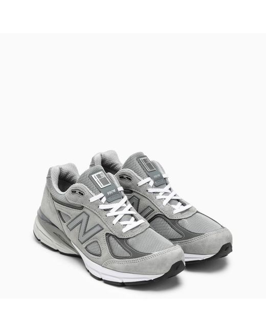 New Balance Gray Low Made In Usa 990v4 Trainer