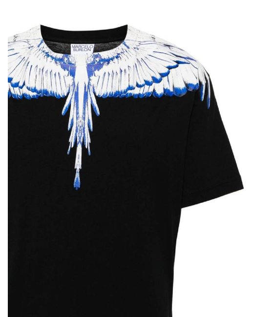 Marcelo Burlon Black County Of Milan T-shirts And Polos for men