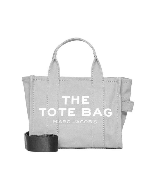 Marc Jacobs White The Mini Tote Cotton Bag