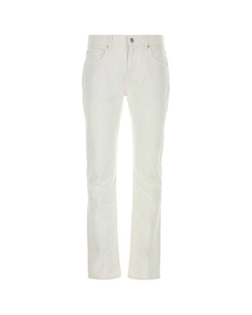 7 For All Mankind White Jeans for men